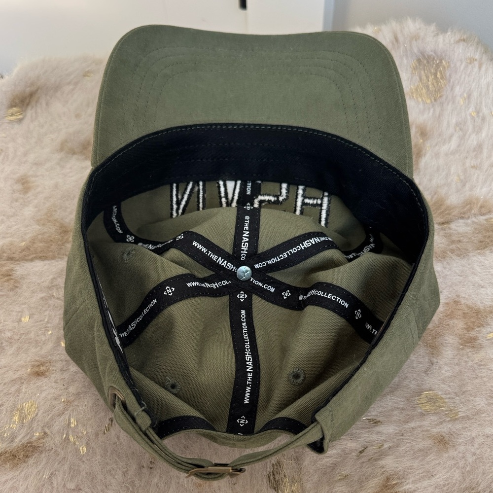 NWOT NASH Ball Cap - Olive/Black - Picture 8 of 8